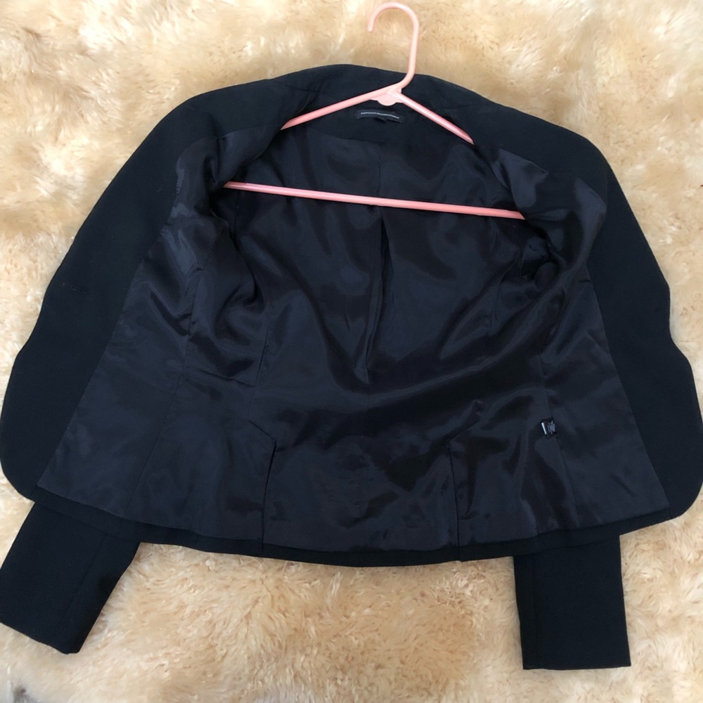 Express Design Studio Black Button Suit Jacket 0 - image 7
